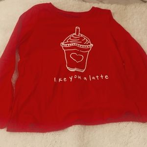 Valentine's little girl shirt